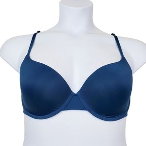 Victoria's Secret Blue Demi Bra Size 34DD